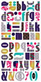 Luxe Designs - Bustier 12x24 Alpha Die Cuts  (pack of 5)